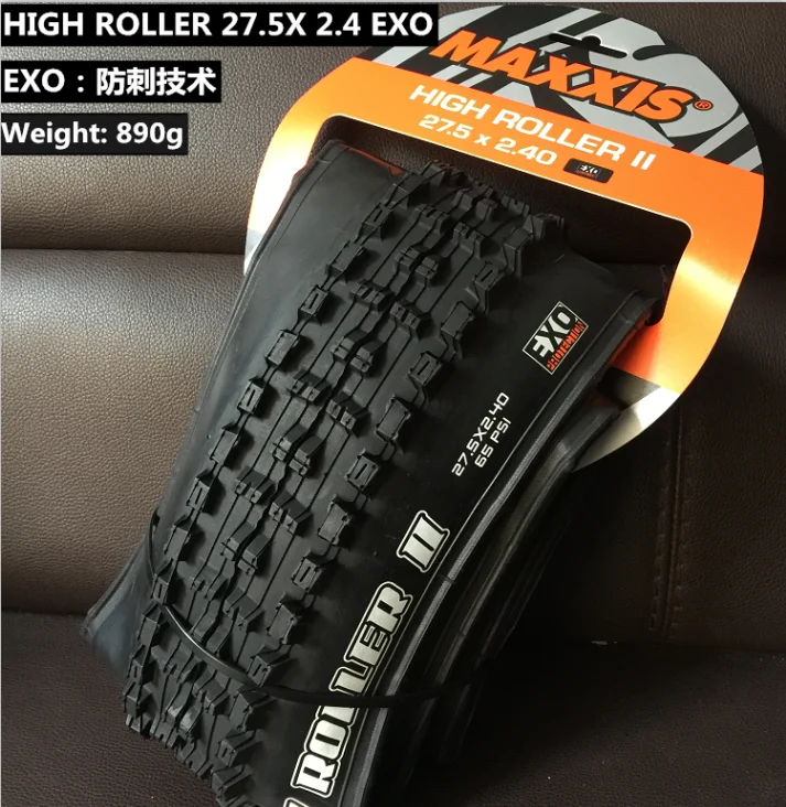 MAXXIS высокий ролик II велосипедные шины 27,5X2,4 27,5*2,4 2,5 шины для горного велосипеда Складные шины Миньон DHF DHR - Цвет: HR 27.5X2.4  EXO