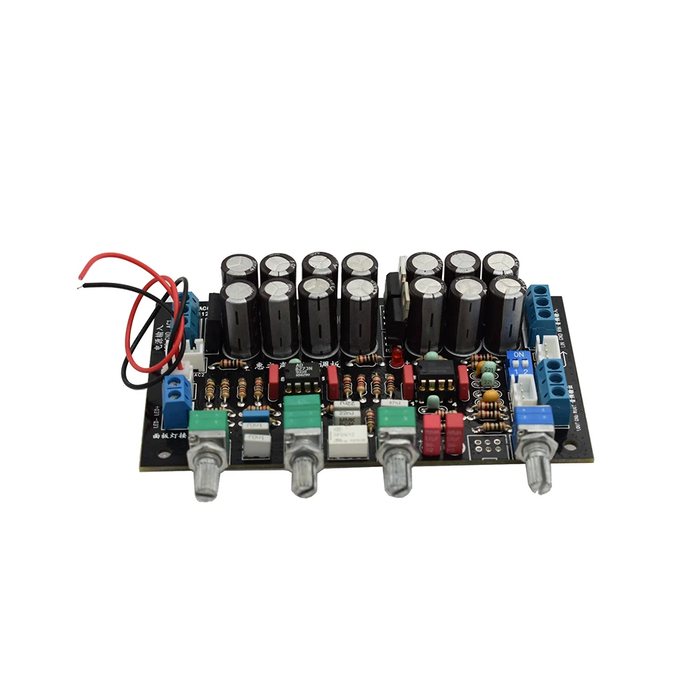 Hi-Fi amplificador audio OPA2604+ AD827 OPAMP 5532 предусилитель Предварительный усилитель громкости тон плата управления