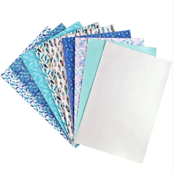 

20*30cm Faux Leather Fabric Feather Leaves PU Leather Fabric For Home Decoration Accessories DIY Handmade Hair Bows Handbag 9Pc