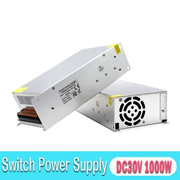 

DC 30V 33.3A 1000W LED Driver Switching Power Supply 110V 220V AC-DC Constant Voltage Transformer CCTV CNC Machinery Equipment