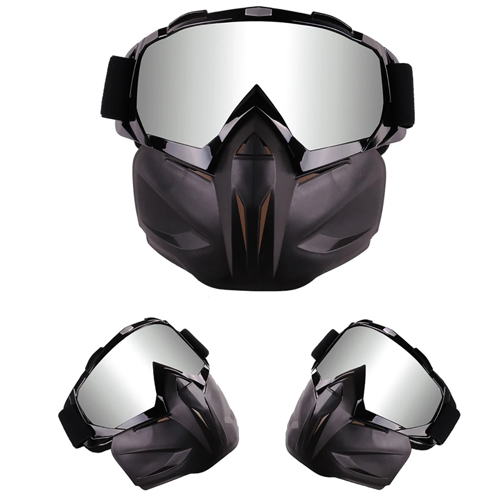 Зимний мотоциклетный шлем для езды на снегоходе очки маска мотокросса ветрозащитные очки