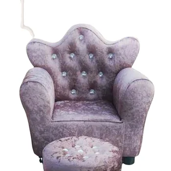 Children's Crown Sofa Lovely Cartoon Princess Kindergarten Mini Sofa Toy Sofa Chair for Kids Sofa Baby Furniture