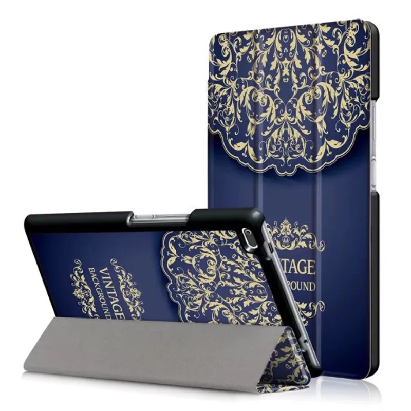 ou shi hua teng Чехол для lenovo Tab 4 8, TB-8504x кожаный чехол smart Cover для lenovo TAB 4 8 TB-8504F TB-8504N TB-8504 чехол для планшета откидная крышка - Цвет: ou shi hua teng