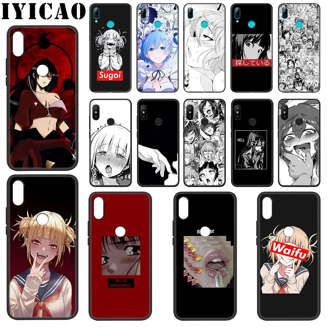 IYICAO Japan Sugoi Senpai Anime Soft Silicone Case for Xiaomi Redmi Note 4X 5 6 7 8 Pro 5A Prime |