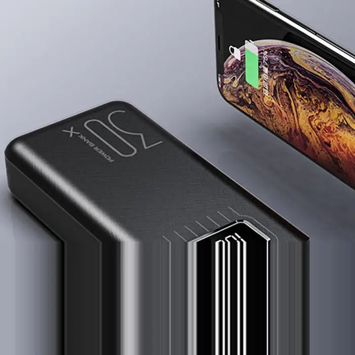 Power Bank 30000 мАч портативное зарядное устройство type-C мобильный телефон Внешняя батарея power bank повербанк для Xiaomi iPhone samsung S10