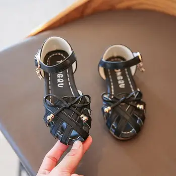 

2020 New Kids Flat Sandals Girls Fashion Sandals Summer Shoes Rivets Roman Style Children Princess Shoes Casual Sandals