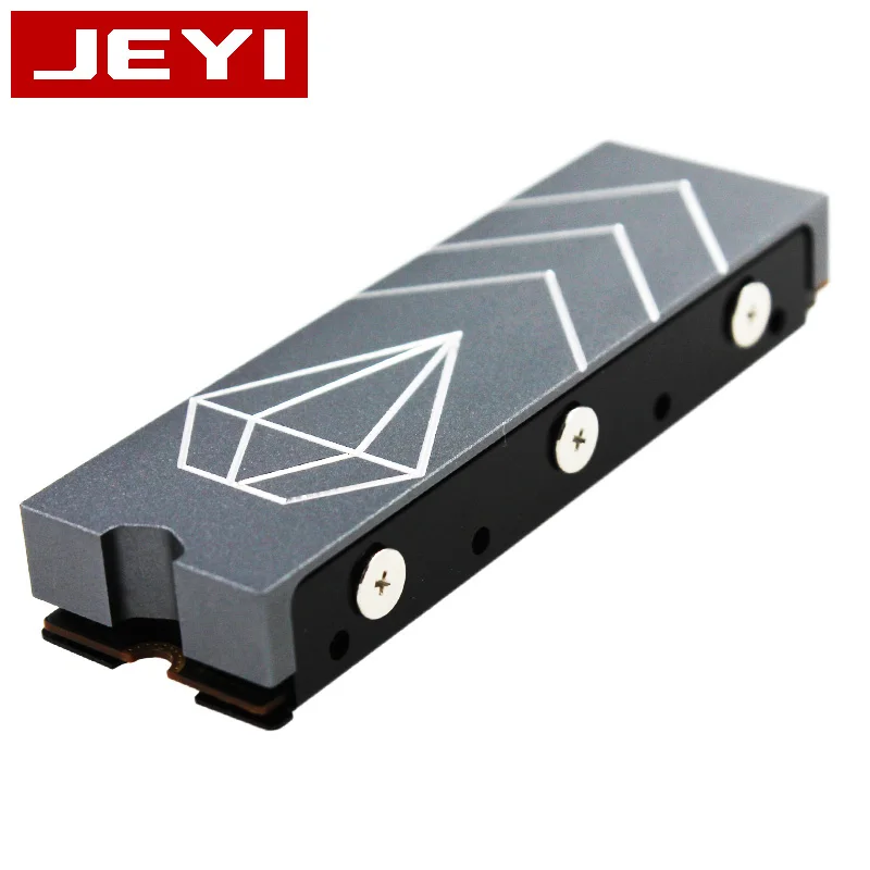 JEYI охлаждение Warship Daimond M.2 радиатор NVME NGFF 2280 алюминиевый лист теплопроводность