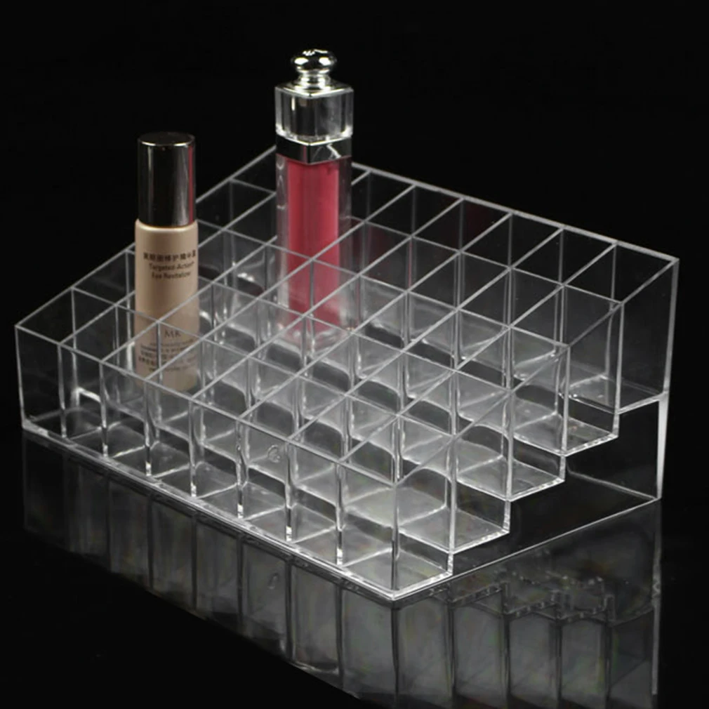 Прозрачный многофункциональный чехол-подставка для губной помады для дома и спальни, косметический Органайзер для инструментов, пластиковая коробка