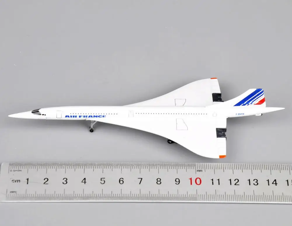 Детские игрушки самолет Concorde 1: 400 Air Франция 1976-2003 литые под давлением металлические белые транспортные средства мини-самолет для детей подарок