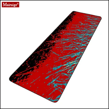 

Black and Red Mouse Pad XXL Minimalism Gamer Desk Mat Large Keyboard Pad Gaming MousePad 90x40cm/80x30cm for Laptop Table Pads