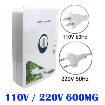 

220V/110V 600mg Ozone Generator Air Purifier Ozonizer Ozonizador Ozone Portable Oxygen Concentrator Water Purifying Sterilizing