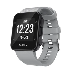 Silicone Replacement Wristband for Smart Watches - Soft and Comfortable Strap Bracelet (Gray)