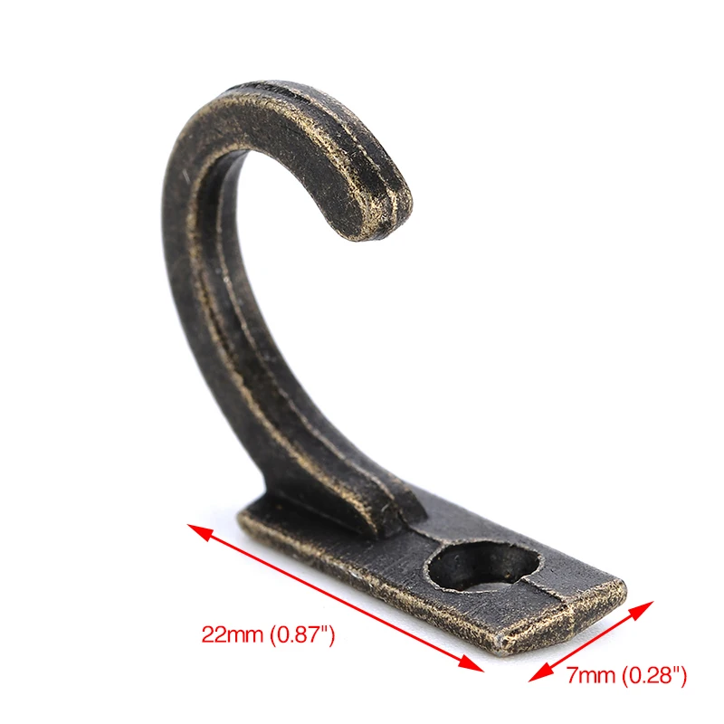 Антикварные крючки маленькая настенная вешалка Пряжка роговой замок застежка