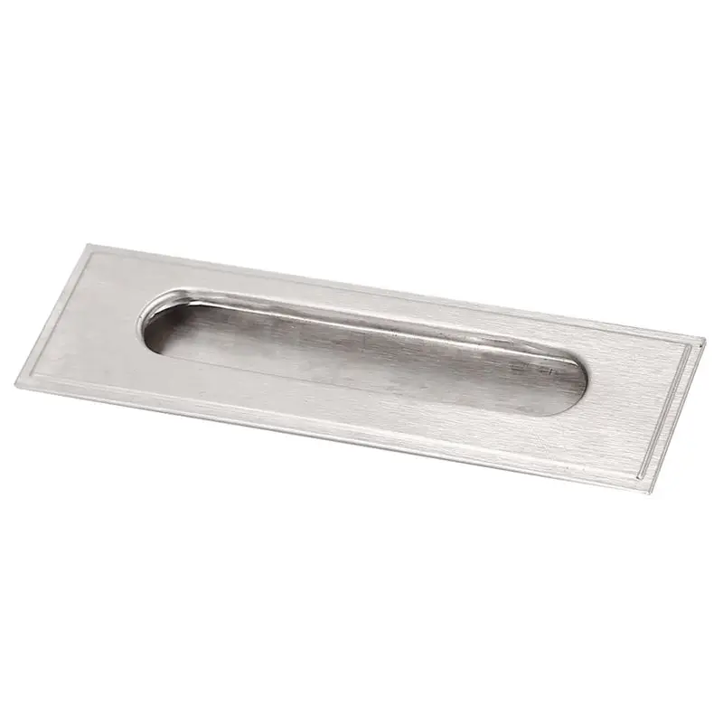 

Stainless steel recessed rectangular spoons pull sliding door handle 141mm x 42mm