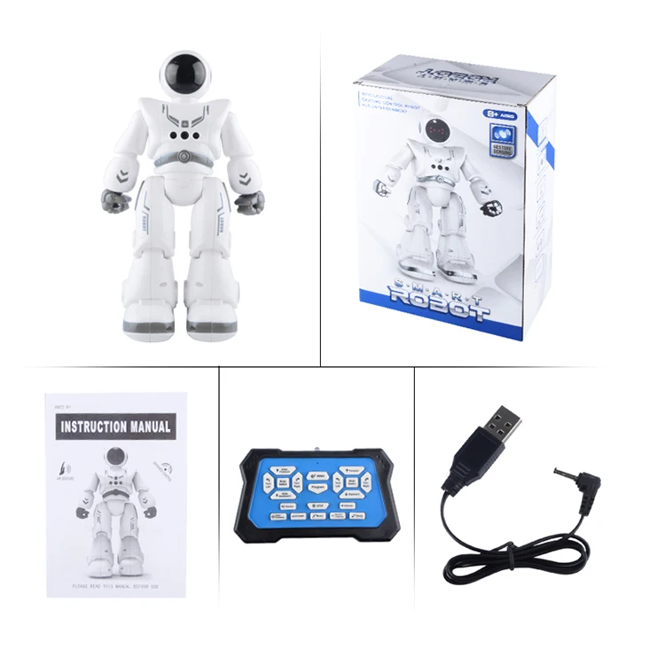 Parkten Hot Remote Control Robot Smart Action Walk Singing Dance Action Figure Gesture Sensor Toys Gift for Children