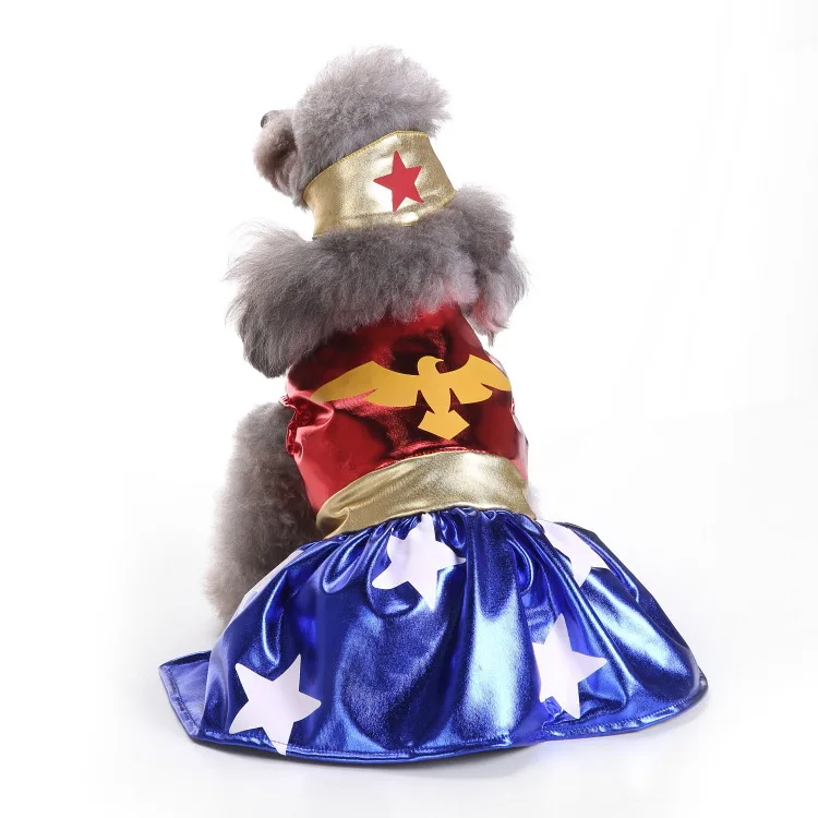 Pet Dresses Dog Clothes Girl Christmas Birthday Costume Suit Puppy Super Claw Skirt For Halloween Part Dogs Dress