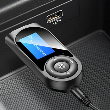 

Classic USB Bluetooth Adapter Multifunctional LCD Screen 3.5mm Audio PC Adapter Bluetooth Receiver Transmitter Car Parts