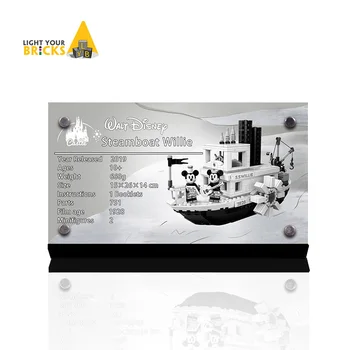

THE display stand for lego Steamboat Willie 21317 custom acrylic Licence brand