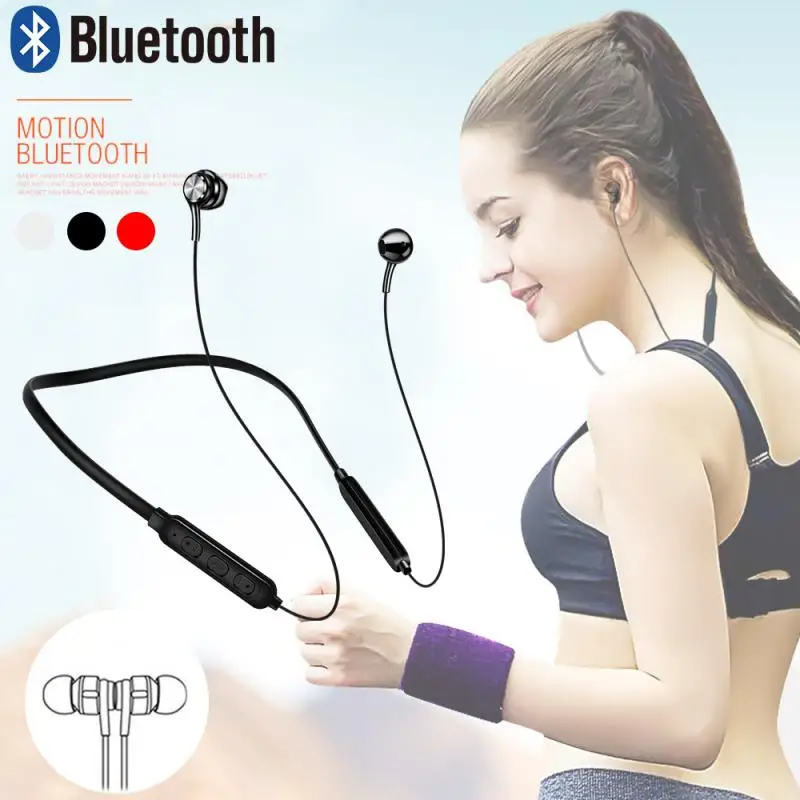 Магнитные Беспроводные bluetooth 4 2 наушники Музыкальная гарнитура для телефона с