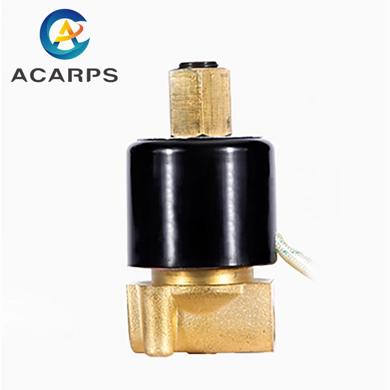 1/4" Brass Normally Open Solenoid Valve Ip65 Pipeline Control Switch