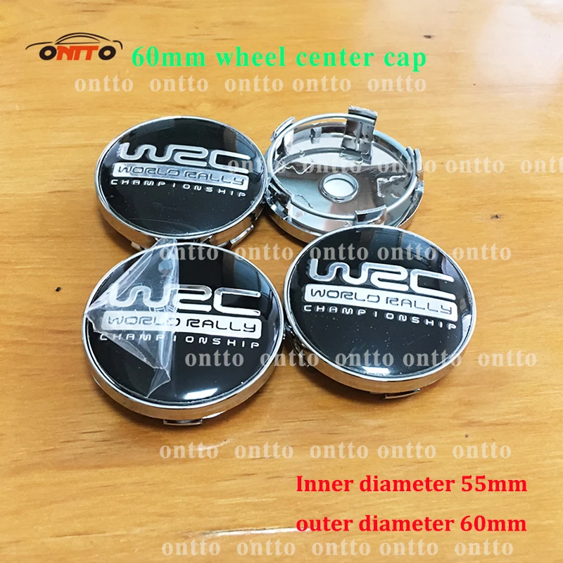 

Hot 4 Pcs/set World Cross Country Rally WRC Modified Car Personality WRC wheel center cap fit for all car series
