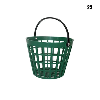 

Home Green Stackable Portable With Handle Storage Container Large Capacity Carrying Golf Ball Basket Nylon Outdoor Practical