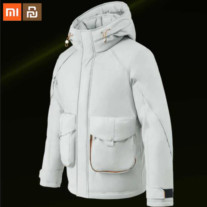 

2 color xiaomi mijia men's casual down jacket 4 waterproof winter thick down jacket smart home