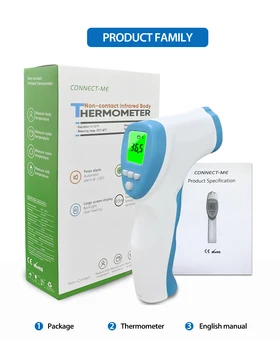 

Non-Contact Body Infrared Forehead Thermometer With Lcd Display Digital Laser Temperature Tool
