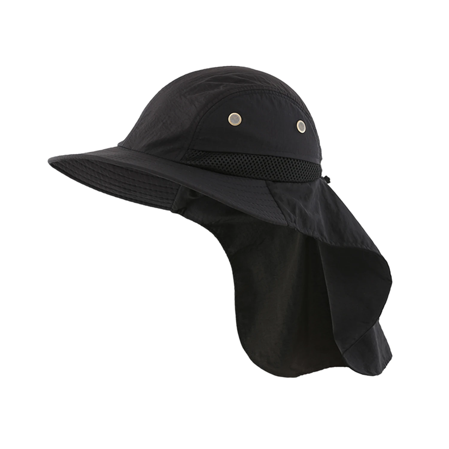 hat with back flap