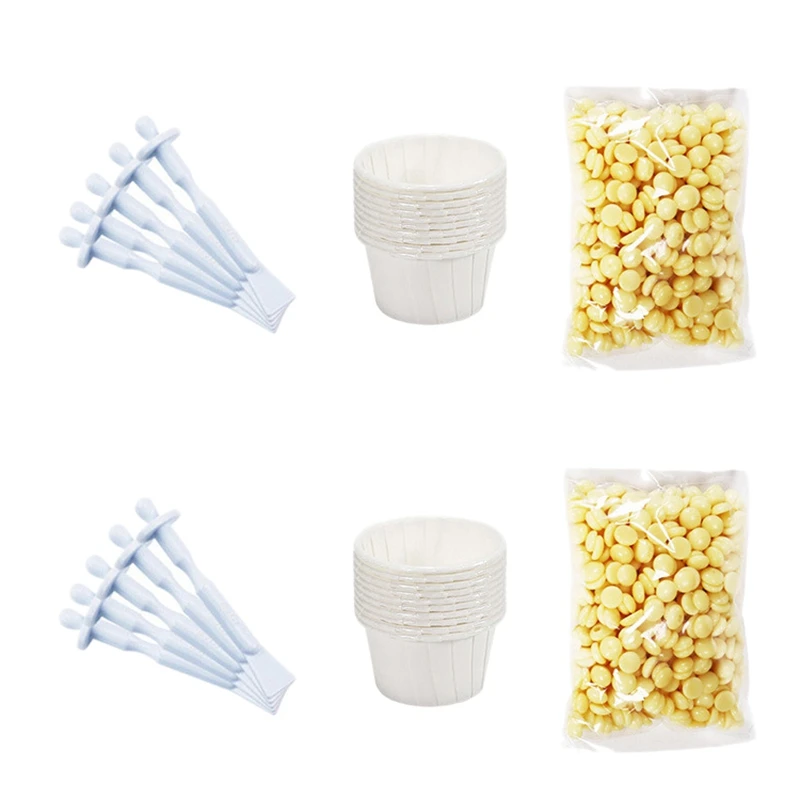 Набор из 2 безболезненных восковых насадок для мужчин и женщин набор удаления