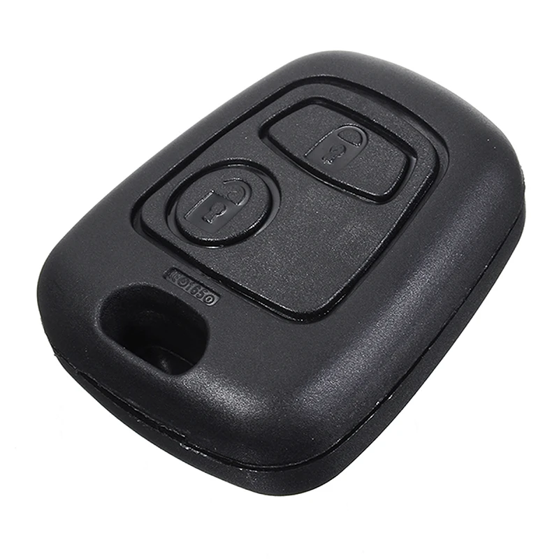 Auto Car 2 Button Remote Control Key Fob Case Shell For Peugeot 107 207 307 407 106 206 306 406 No blade No logo