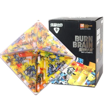 

Children 3D Maze Cube Intelligent Toy Labyrinth Ball Toy Maze Ball Games Early Educational Puzzle Toy Gift For Christmas