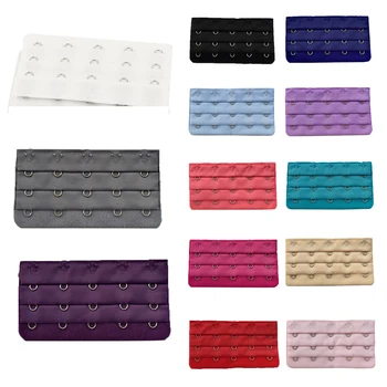 

4pcs Lady 5 Hooks Stretch Underwear Bra Back Band Extenders