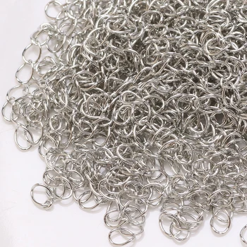

50pcs 5mm x 5cm Long Open Link Extention Chain For Necklace Chains Tail Extender Chain For Jewelry Making Supplies
