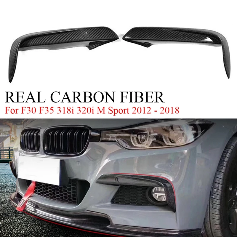Отделка для переднего бампера из углеродного волокна BMW 3 серии F30 F35 318I 320I M Sport 2012 -
