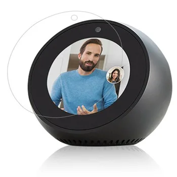 

Tempered Glass Protective Film Guard For Amazon Echo Spot Smart Speaker Alarm Clock Protection LCD Full Screen Protector Cover