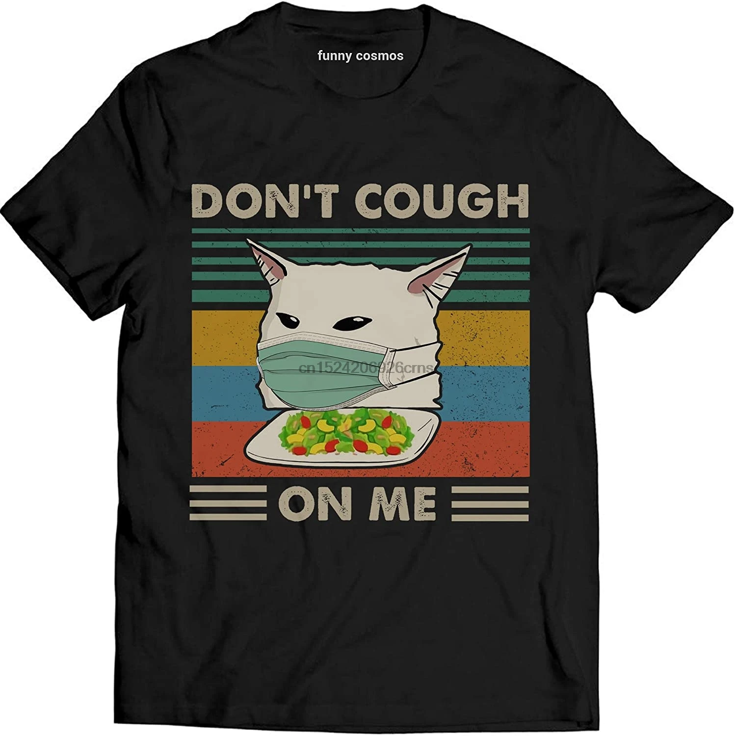 Винтажная футболка для влюбленных не кашляющих на мне с надписью Smudge Cat |