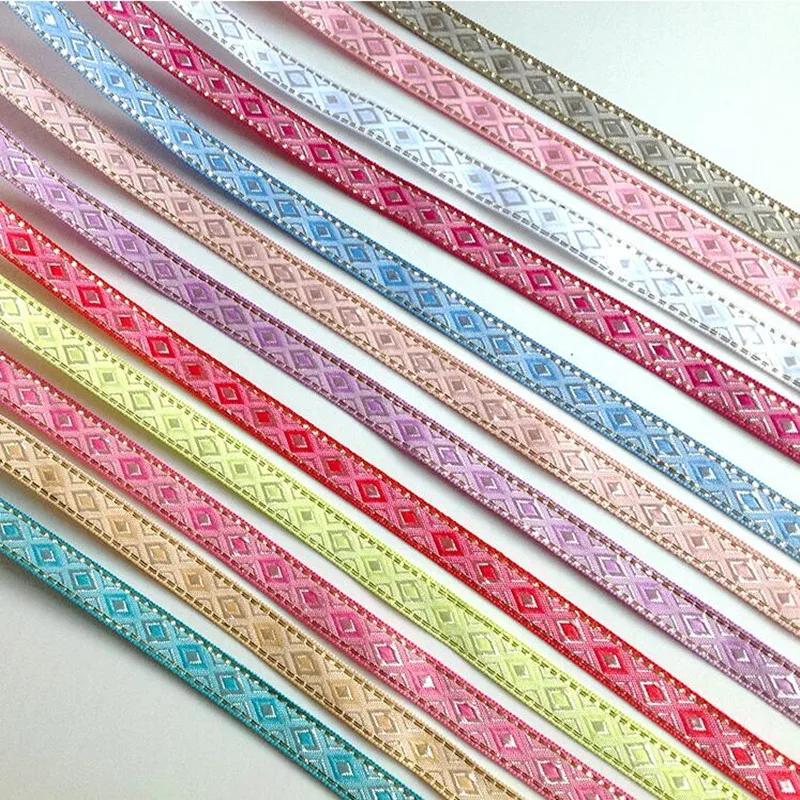 1 м Этнические вышитые жаккардовые ленты отделка тесьма лента DIY аксессуары для