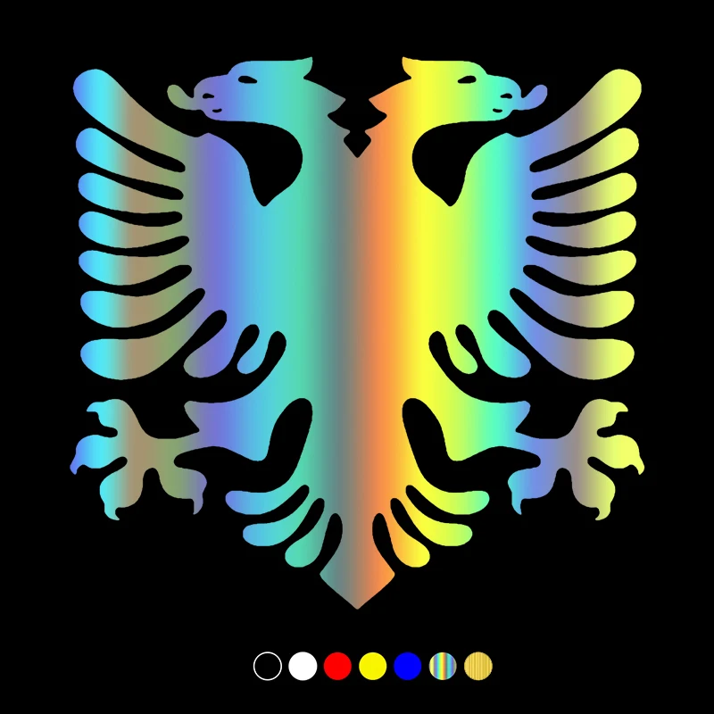 30625 Various Sizes Albanian Flag Eagle Car Sticker Decal Waterproof