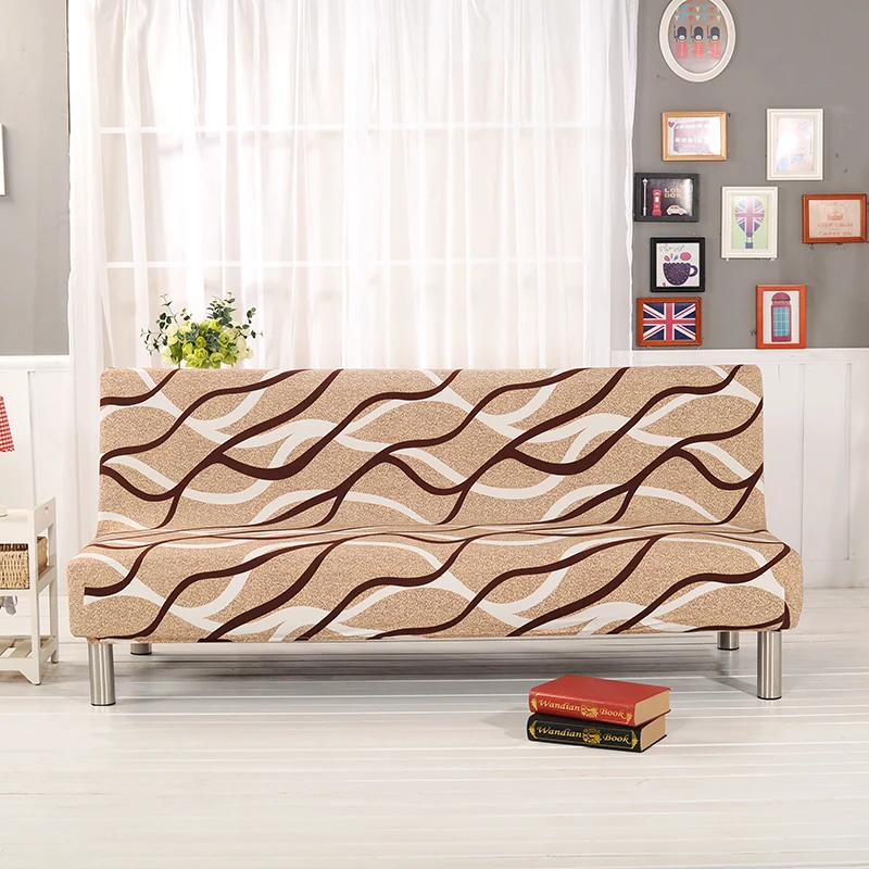 

Length 160-190cm Sofa Bed Cover Elastic Covers Folding Slipcover Stretch Covers Cheap Couch Covers For Banquet Hotel Home