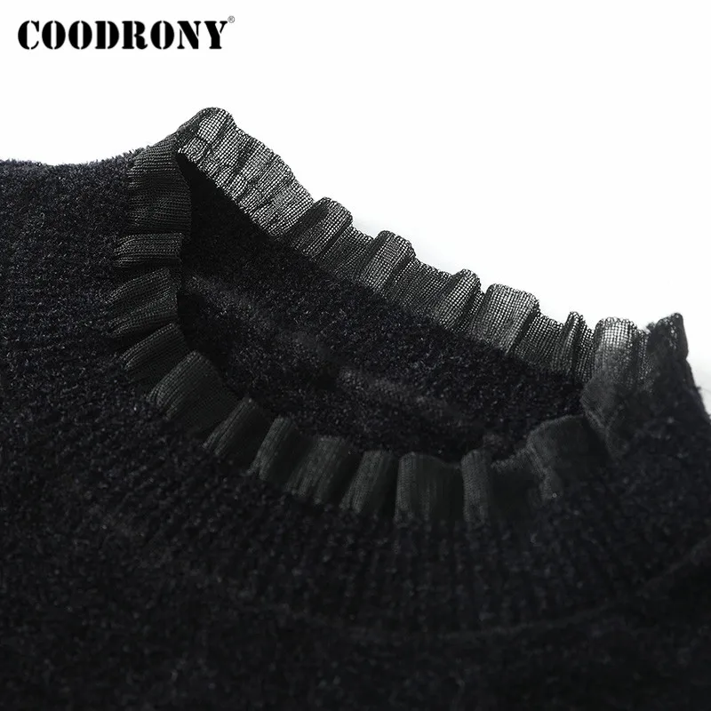COODRONY Brand Basic Casual Pullover Slim Sweaters For Woman 2020 Autumn Winter Streetwear High Quality Female Jumpers W1113