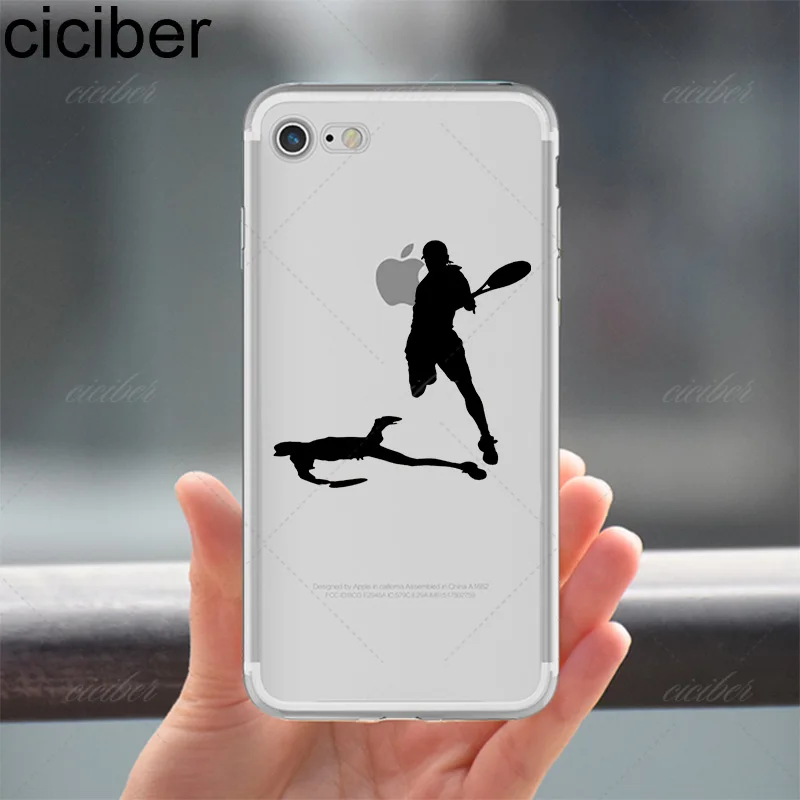 Ciciber Бейсбол Футбол Теннис Спорт мягкий ТПУ чехол для телефона Iphone 11 Pro Max 6 6S 7 8 Plus 5S
