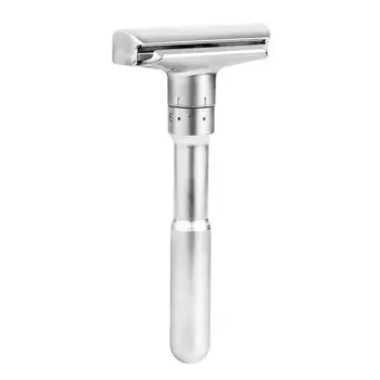 

Manual Razor,Sharp Rotary Razor,Adjustable Safety Razor and Base for Man, Double Razor Classic Safety Razor