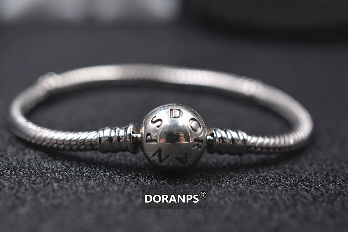 DORANPS ювелирные изделия Серебро 925 золотые браслеты Мужская цепь на руку подарки для девушки, 1pz