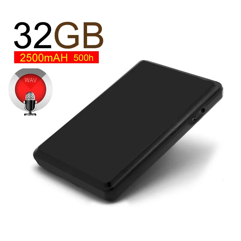 

NEW 3Dig Digital Voice Recorder Digital recorder records sound for a long time 500 hours recording