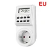 EUPlug Digital Weekly Programmable Electrical Wall Plug-in Power Socket Timer Switch Outlet Time Clock AC 220V 110V UK US FR BR 3
