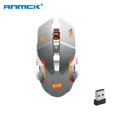 Беспроводная мышь, оптическая игровая мышь, бесшумная usb перезаряжаемая мышь, 1600 точек/дюйм, встроенный аккумулятор для ПК, ноутбука, компьютера, бесшумная