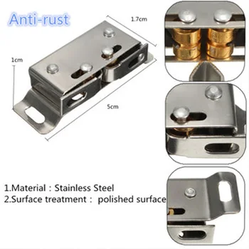 Stainless Steel Magnetic Door Catch Stopper Cupboard Door Suck Cabinet Kitchen Bathroom Door Latch Hardware House Use