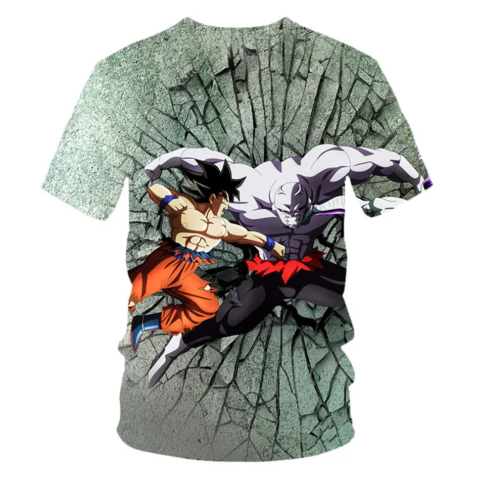 Коллекция года, летняя детская футболка с драконом и шариком Z Ultra Instinct God Son Goku Super Saiyan Детская футболка с 3D принтом Футболка для мальчиков и девочек