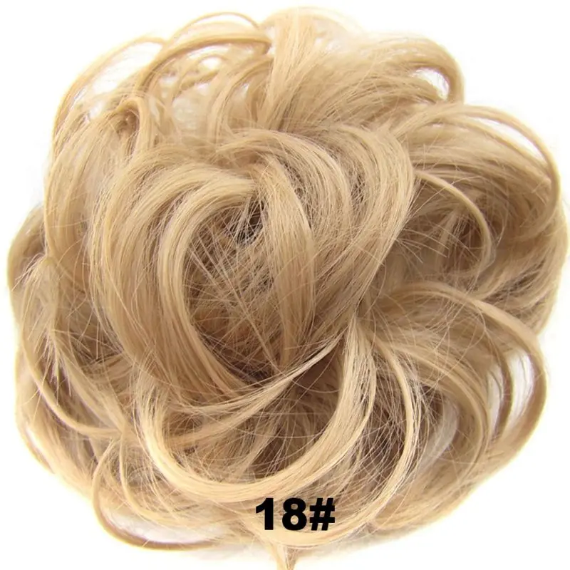 Высокотемпературные женские эластичные волнистые кудрявые синтетические шиньоны, аксессуары для волос для женщин, девушек, вечерние, косплей
